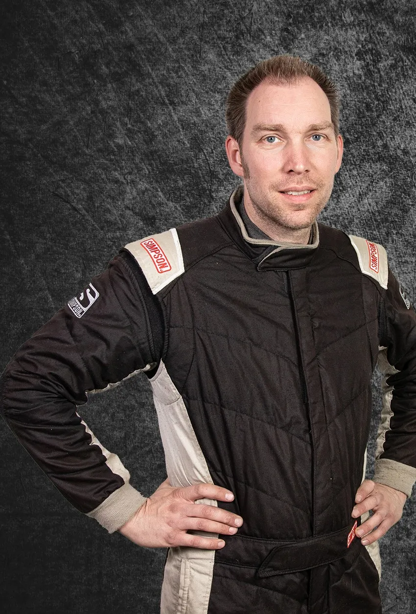 Martin Gustavsson i racing-overall