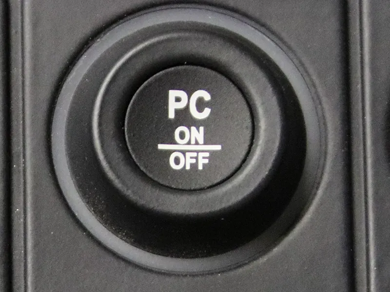 PC on/off, ikon CAN knappsats